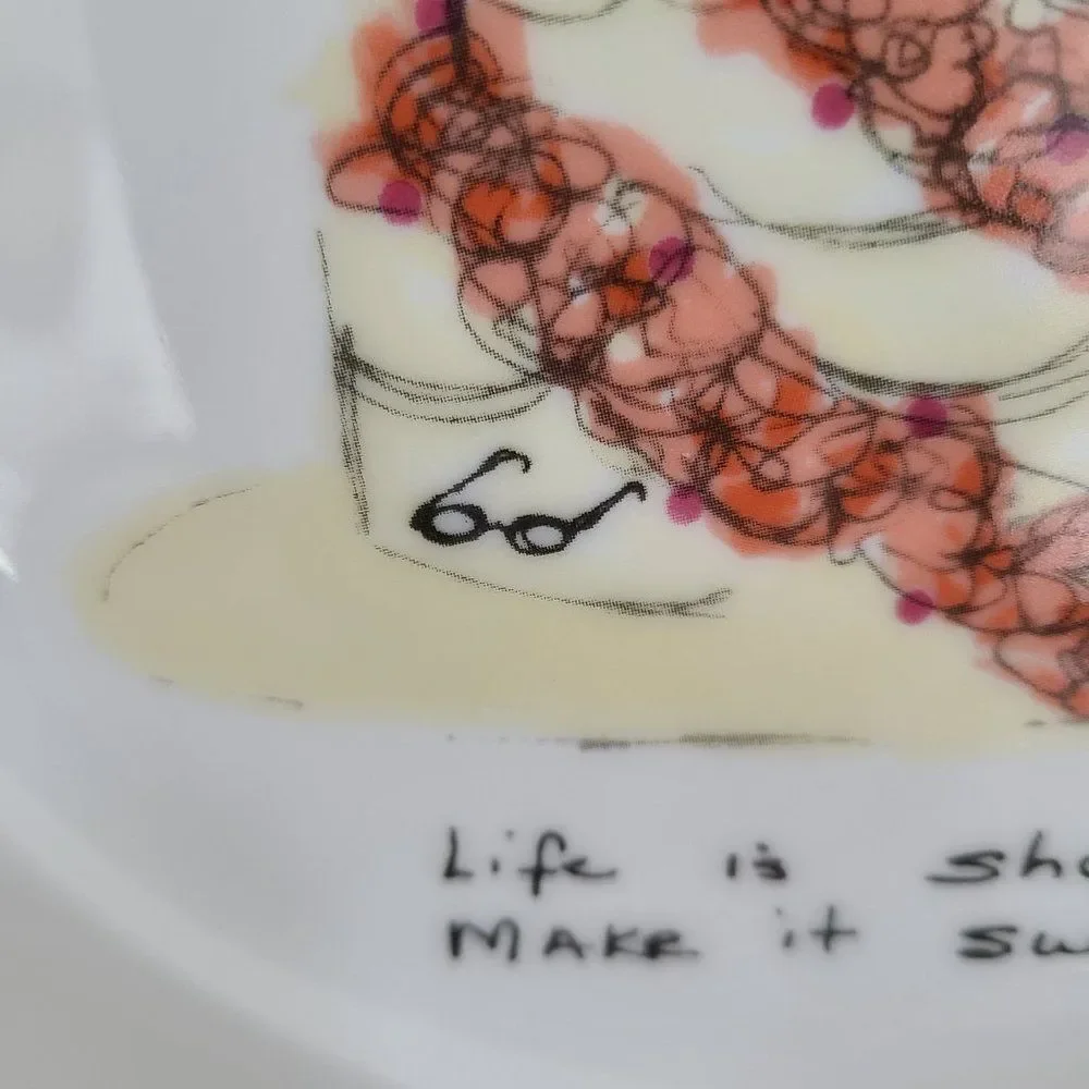 Sylvia Weinstock Felissimo Dessert Hors D'Oeuvres Cake Plate Make It Sweet